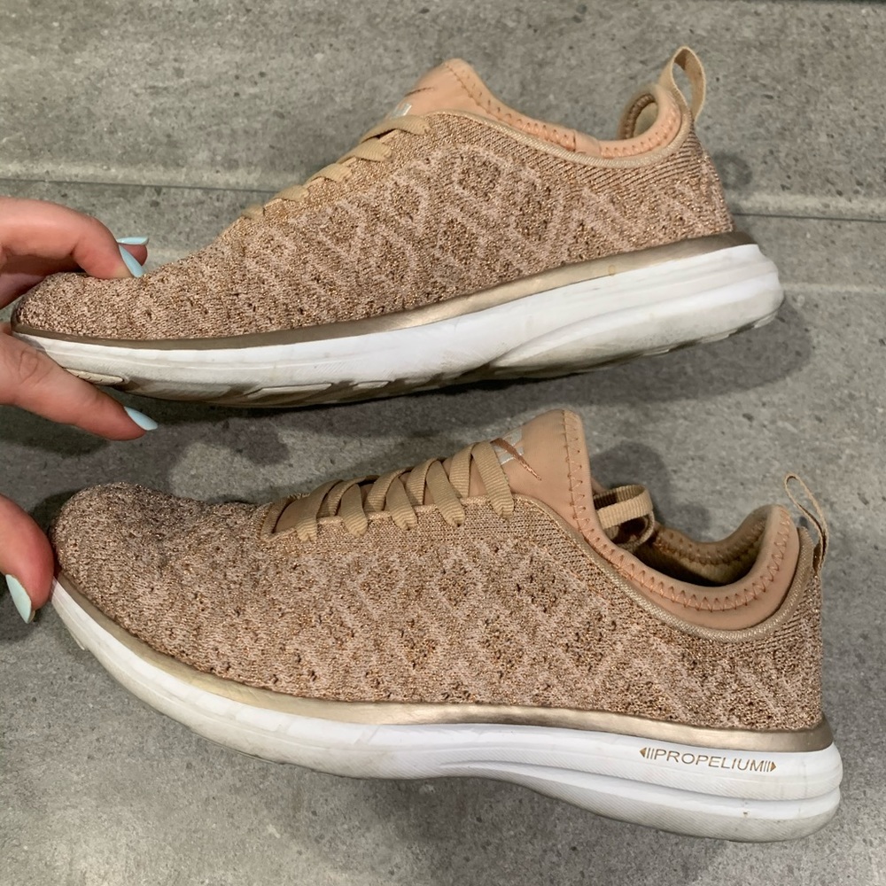 APL Rose Gold Phantom Sneakers Size 7 - Picture 4 of 8